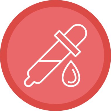 Düz Bırakıcı satırı ve biçim simgesi tasarımı