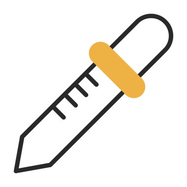 Renk seçici ikon vektör illüstrasyonu