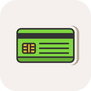 Kredi kartı vektör illüstrasyonu 