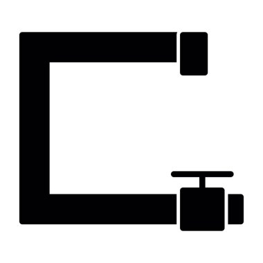 Araba anahtarı simgesi. vektör illüstrasyonu