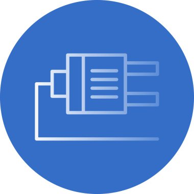 Plug web simgesi, simge illüstrasyonu