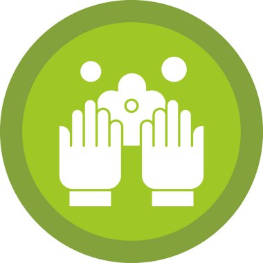 Tek bir izole simgenin vektör illüstrasyonu