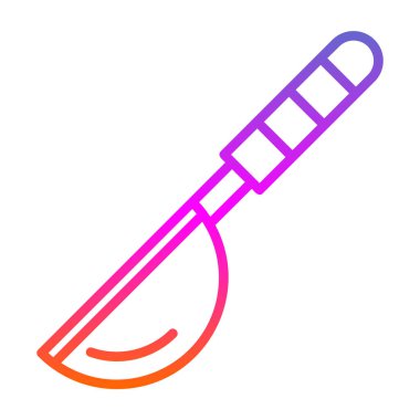 Ladle Web simgesi, vektör illüstrasyonu