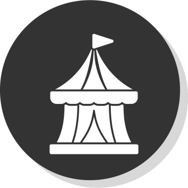 Sirk çizgisi vektör simgesi