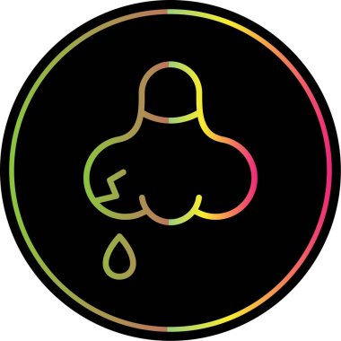 gökkuşağı simgesi vektör illüstrasyonu