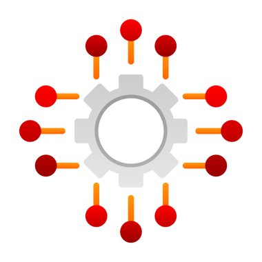 covid 19 virüs salgını, parçacık covid 19, düz stil ikon vektör çizimi tasarımı