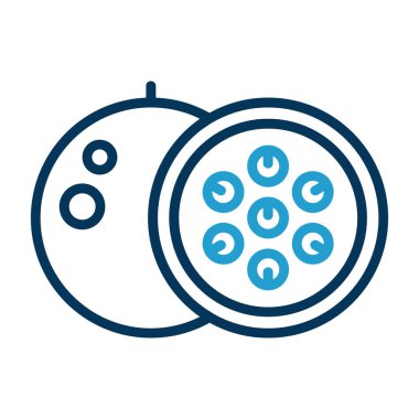 Çizgi film Passionfruit 'in vektör çizimi