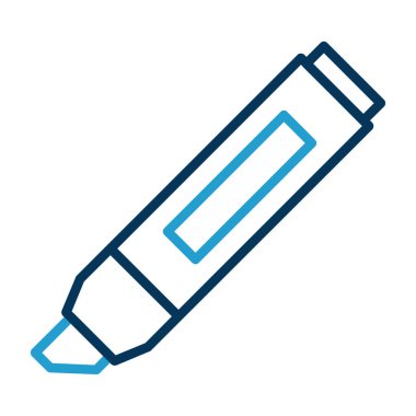 Vurgulama simgesi vektör illüstrasyonu