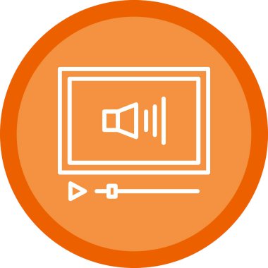 Ses Web simgesi, vektör çizim. 