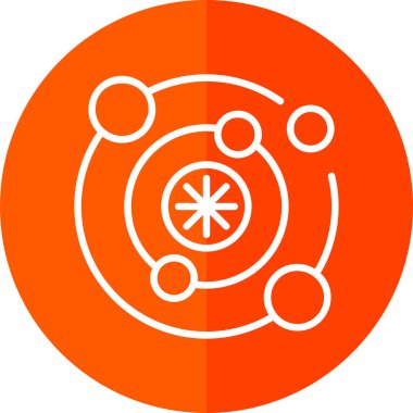 Modern bir simgenin vektör illüstrasyonu