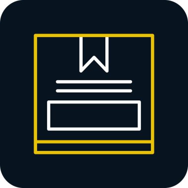 kutu simgesi, vektör illüstrasyonu basit tasarım