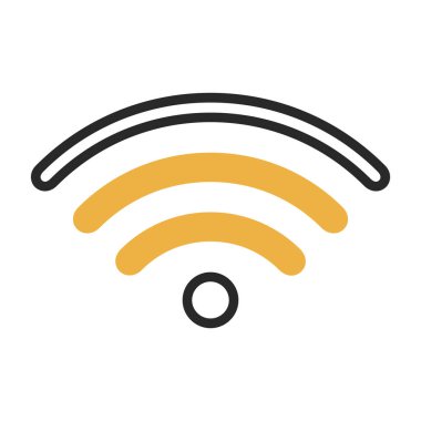 wifi simgesi, vektör illüstrasyonu basit tasarım