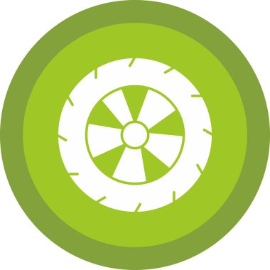 Dairesel testerenin vektör illüstrasyonu