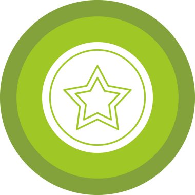 yıldız simgesi vektör illüstrasyonu 