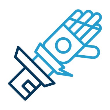 El feneri çizgisi biçiminde bir simge tasarımı illüstrasyonuName