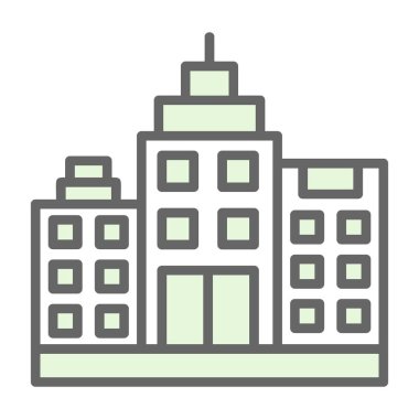 modern yapı web simgesi, vektör illüstrasyonu