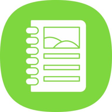 Modern simgenin vektör illüstrasyonu