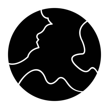 Yeryüzü ikonu vektör illüstrasyonuName                   