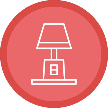 Lamba. Web simgesi basit illüstrasyon