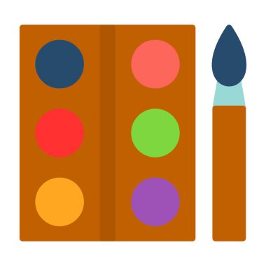 okul malzeme vektör illüstrasyonu.