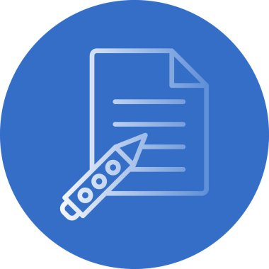 kalem simgesinin vektör illüstrasyonu