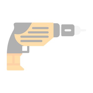 Sondaj makinesi ikon vektör çizimi