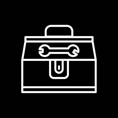 Alet çantası. Web simgesi basit illüstrasyon