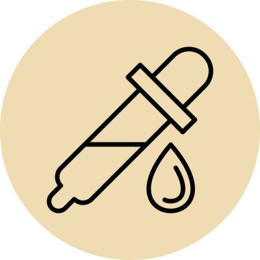 Düz Bırakıcı satırı ve biçim simgesi tasarımı