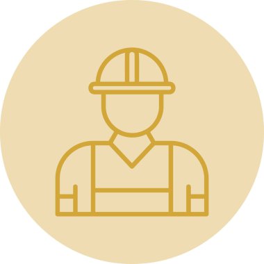 Miğfer vektör illüstrasyonlu mimar. 