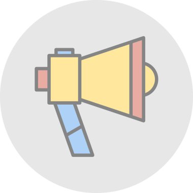 vektör sözcüsü Simgesi illüstrasyonu 