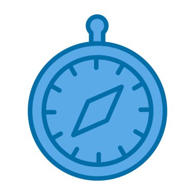 vector illustration of Compass modern icon            