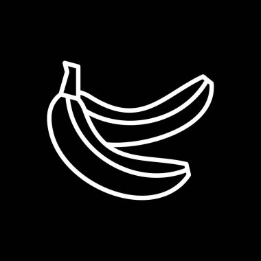 muz ikonu. vektör çizimi tasarımı 