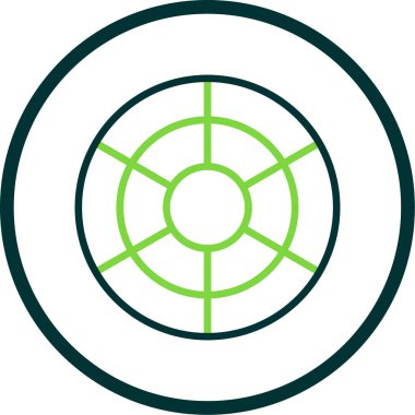 hedef simge vektör illüstrasyonu