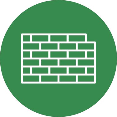 vektör duvarı simgesi, illüstrasyon