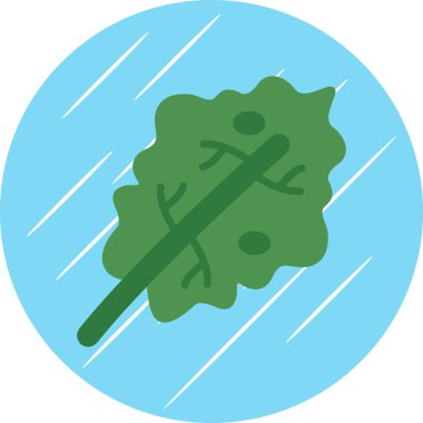 Kale yaprağı vektör çizimi