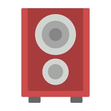 hoparlörün düz tasarım simgesi