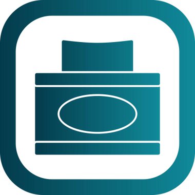 Doku kutusu simgesi, vektör illüstrasyonu