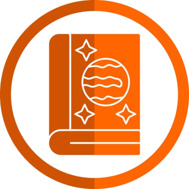 Kitap simgesinin vektör illüstrasyonu 