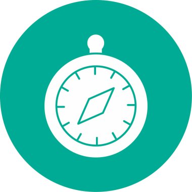 vector illustration of Compass modern icon            