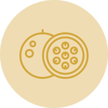 Çizgi film Passionfruit 'in vektör çizimi