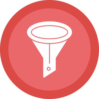 modada izole edilmiş arkaplanda huni simgesi 