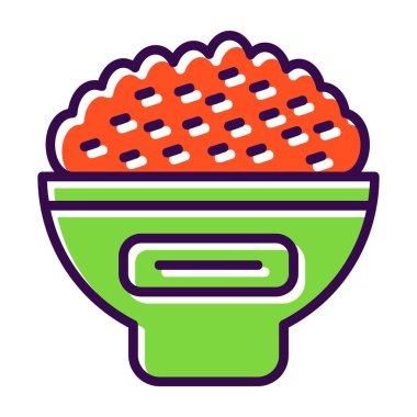 Yemek. Web simgesi basit illüstrasyon