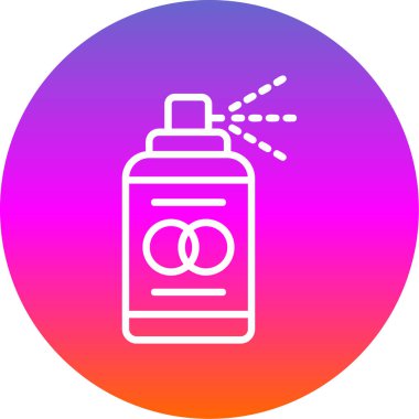 Sprey boya kutusu simgesi basit illüstrasyon