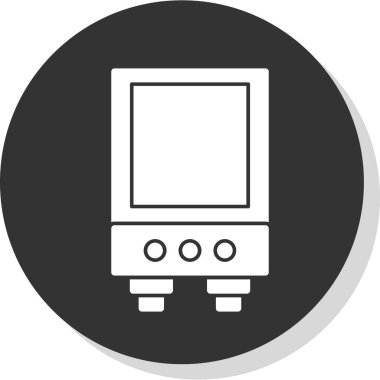 Kamera. Web simgesi basit illüstrasyon