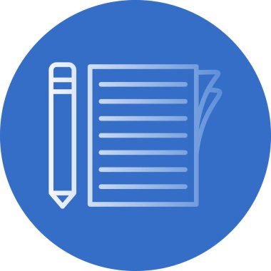 belge simgesi, vektör illüstrasyonu basit tasarım