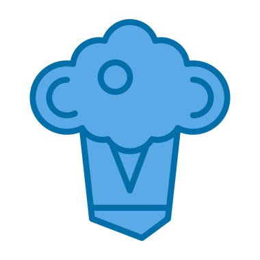 Bulut simgesi vektör illüstrasyonu