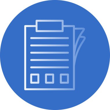 belge simgesi, vektör illüstrasyonu basit tasarım