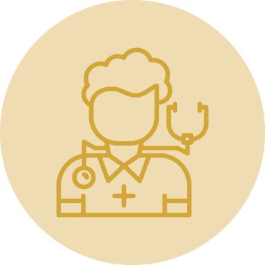 Doktor Simge vektör illüstrasyonu 