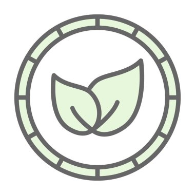 Gmo serbest. Web simgesi basit illüstrasyon 