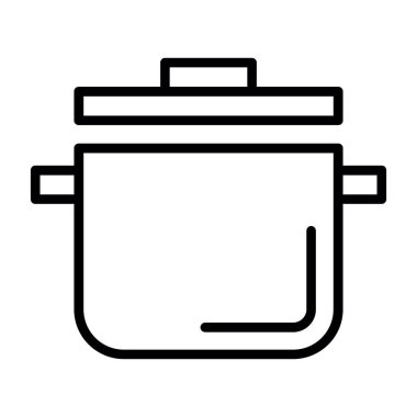 Mutfağın vektör çizgisi simgesi